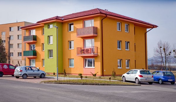 Výstavba bytového domu, Krupina